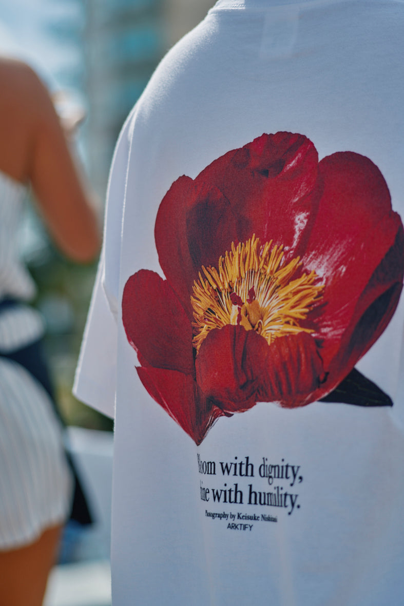 NEW "Bloom with dignity, shine with humility."