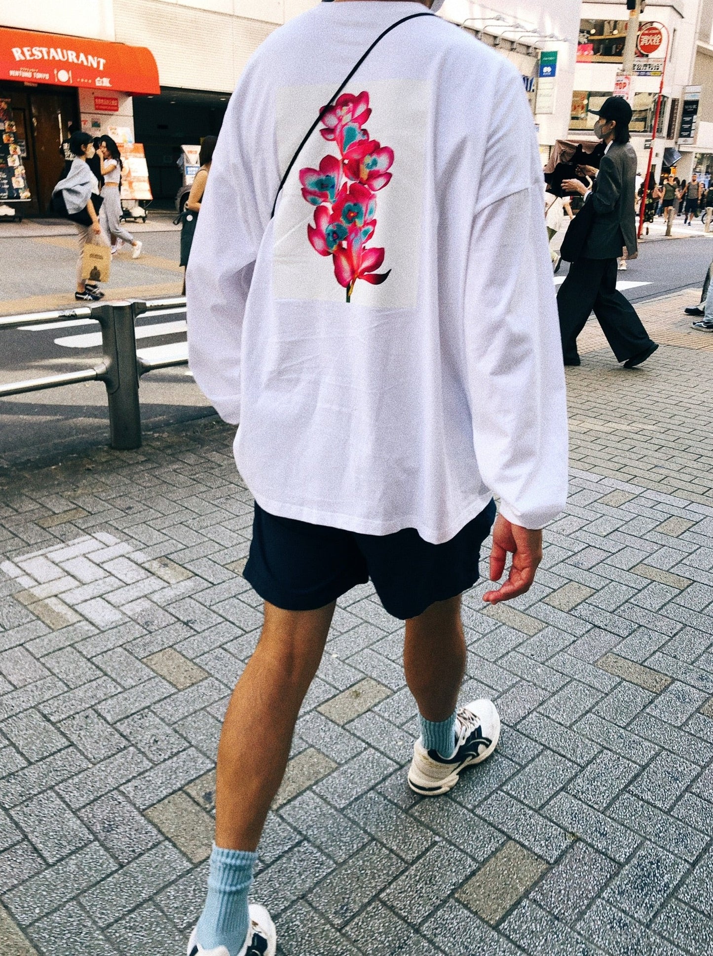 Pink Orchid Long Sleeve Tee(UNISEX)